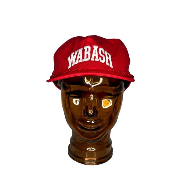 Vintage Wabash College‎ Little Giants 1832 Adjustable Red SnapBack Trucker Hat - Picture 1 of 6